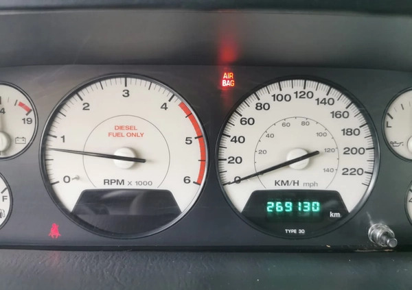 Jeep Grand Cherokee cena 17000 przebieg: 271000, rok produkcji 2003 z Chodecz małe 121